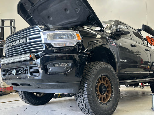 RAM 2019+ 2500 3500 BUMPER HIDDEN WINCH MOUNT