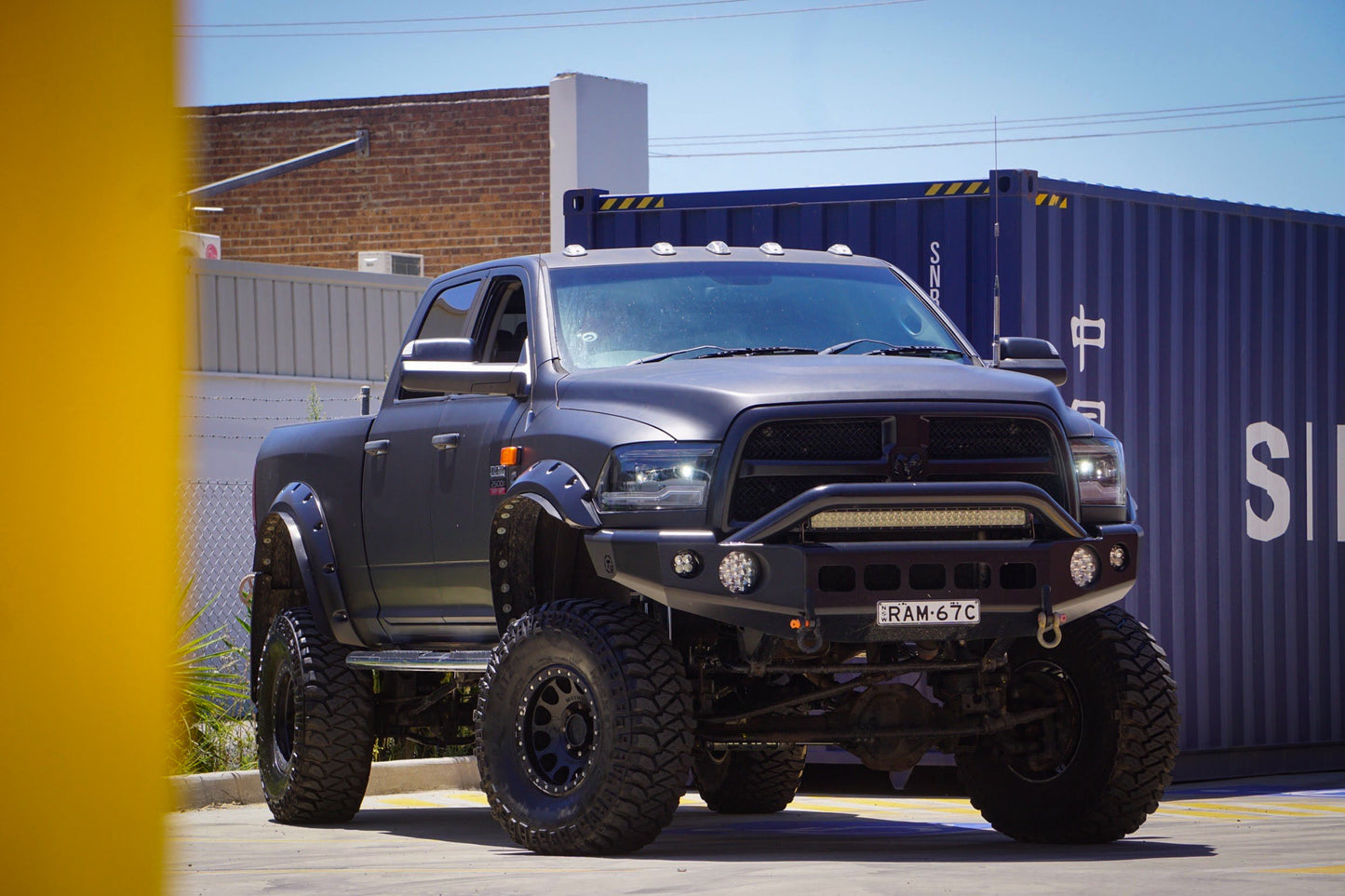 Race Wheels Australia Method NV Matte Black 18x9 -12 AXS wheel for RAM 2500/3500 Classic 2012-2018 trucks, shown in black finish.