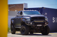 Race Wheels Australia Method NV Matte Black 18x9 -12 AXS wheel for RAM 2500/3500 Classic 2012-2018 trucks, shown in black finish.