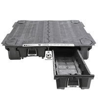DECKED AUSTRALIA RAM 1500 Laramie drawer system installed in truck bed, showcasing durable storage solution for adventure-ready vehicles.