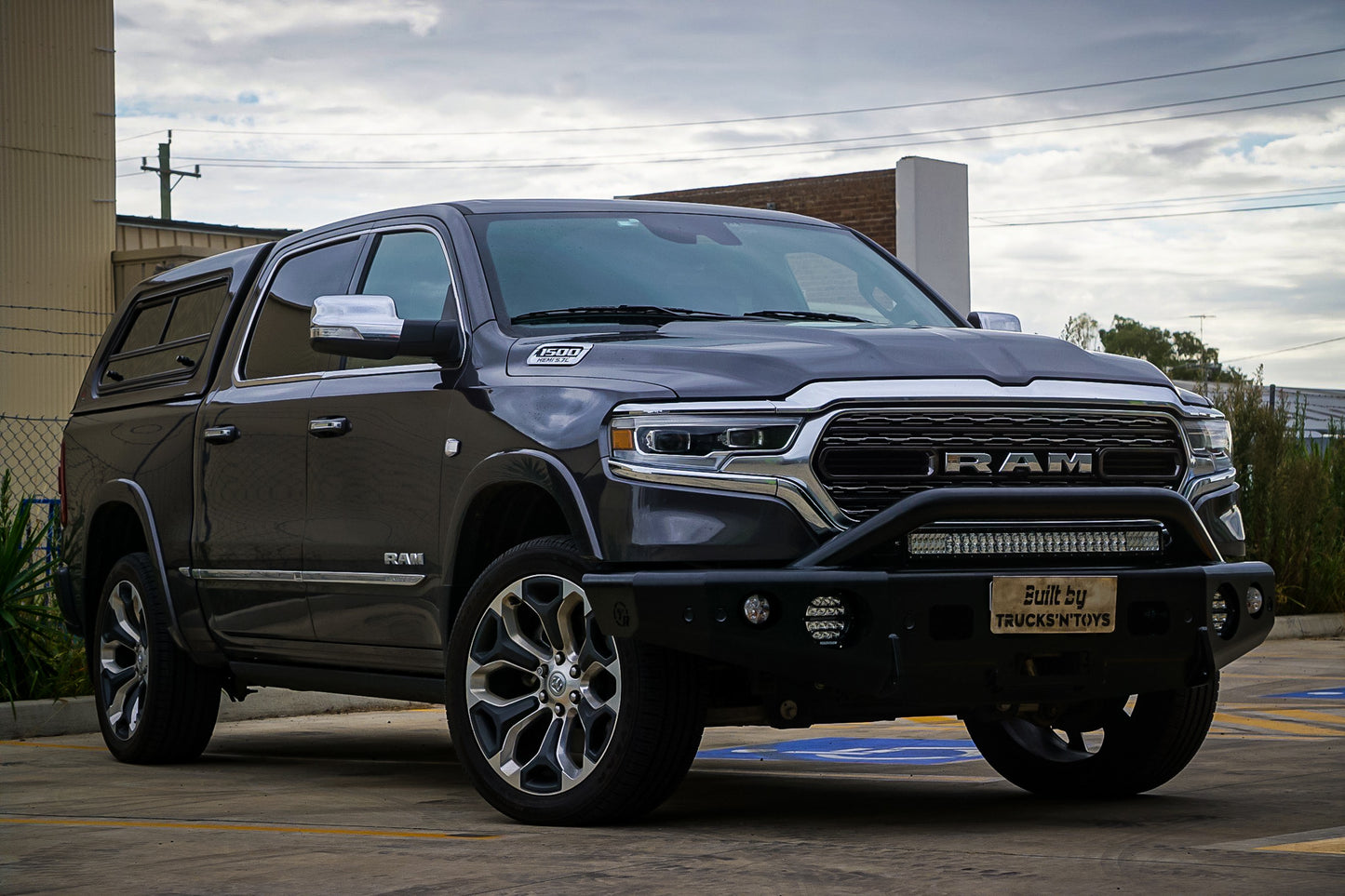 TrailReady 2019+ DT 1500 Pre Runner truck wheel with rugged design, shown on a white background.