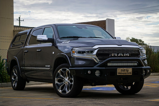 TrailReady 2019+ DT 1500 Pre Runner truck wheel with rugged design, shown on a white background.