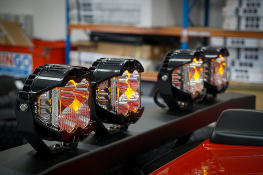 Baja Designs LP4 Pro  -Driving Combo LED 4" CLEAR -PAIR
