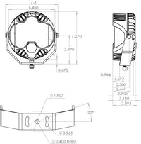 Baja Designs Lp6 Pro Driving/Combo 6" LED (Stock)