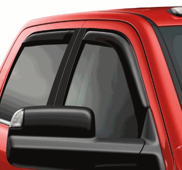 Smoke Weathershields - RAM 1500 /2500 / 3500 CLASSIC CREW CAB