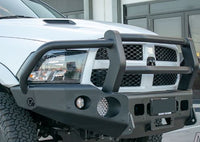TrailReady Full Guard Bar for RAM 1500 DS truck, durable steel construction with a black finish and mounting hardware included.