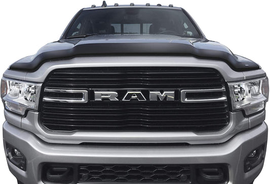 LUND Motion Products AVS Aeroskin Smoke Bonnet Protect for 19+ 2500 truck, black protective hood accessory with sleek finish